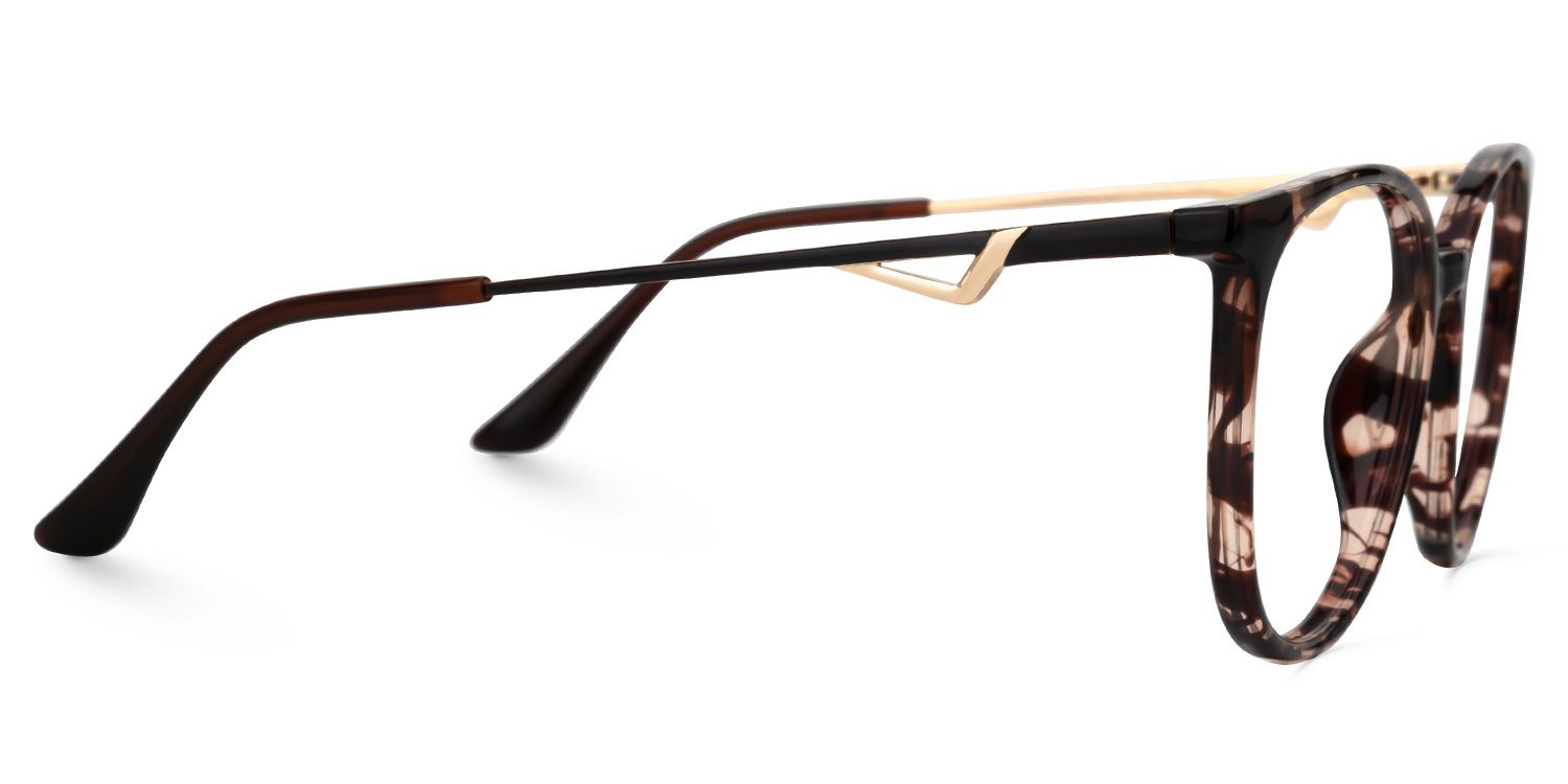 Babbage Schwarz-Tortoise Rund Brille3