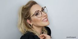 Babbage Schwarz-Tortoise Rund Brille1