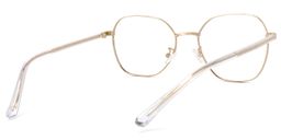 Perry Schwarz-Gold Geometrisch Brille4