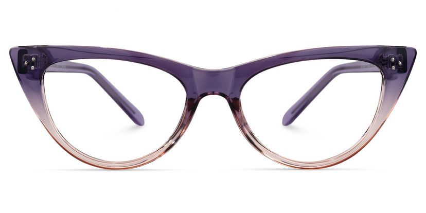 Zachry Lila-Rosa Cateye Brille