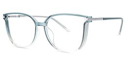 Walden Blau Cateye Brille1
