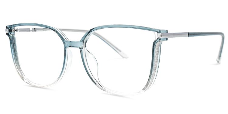 Walden Blau Cateye Brille