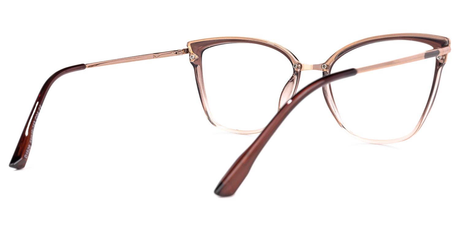 Imlah Braun Cateye Brille2