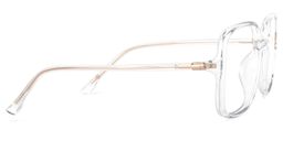 Quinten Weiß Klar Quadratisch Brille3