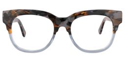 Yessenia grau quadratische Brille0