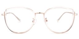 Reagan Gold Cateye Brille0