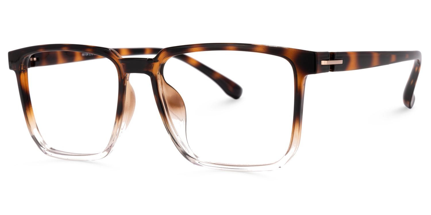 Zavala Braune Quadratische Brille1
