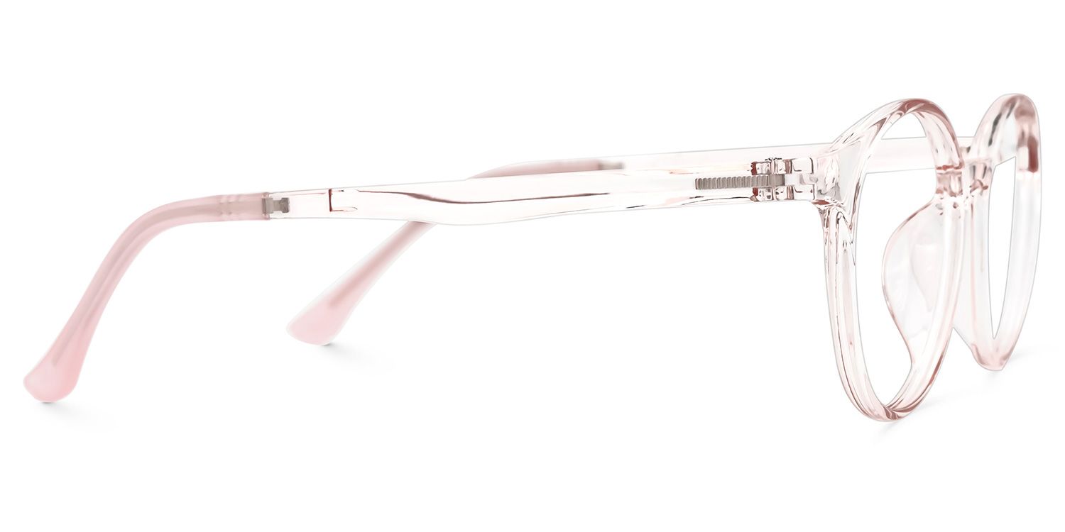 Mairead Rosa Klar Rund Brille3