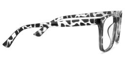 Noel Schwarz-Tortoise Rechteckig Brille3