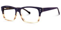 Emil Lila Tortoise Rechteckige Brille1