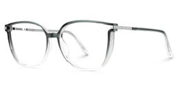 Walden Graugrün Cateye Brille1