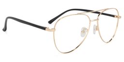 Paige Gold Pilot Brille2