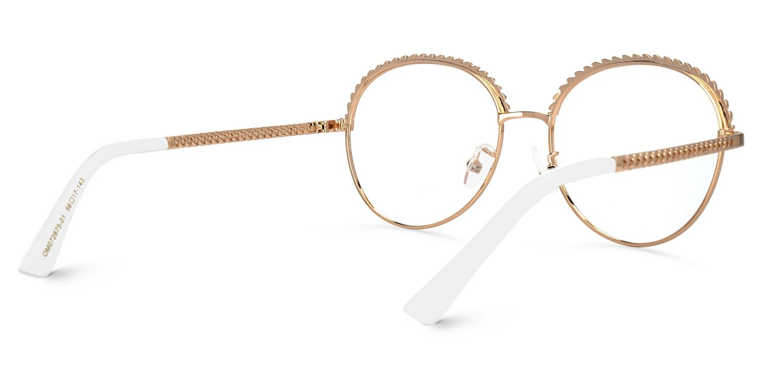 Qadir Browline Gold Brille3