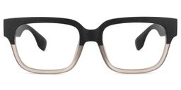 Colin schwarz grau rechteckige Brille0