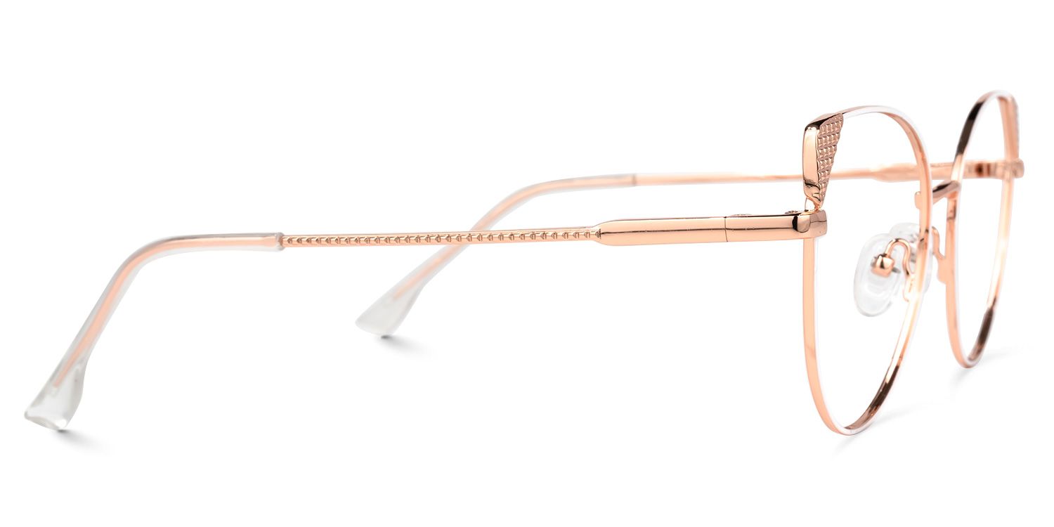 Eve Gold Cateye Brille3