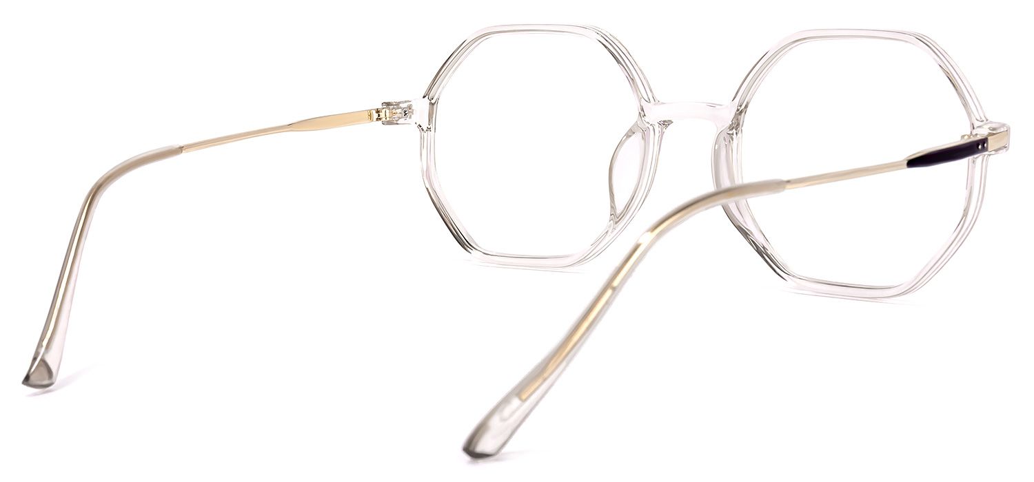 Tanner Beigee Geometrische Brille4