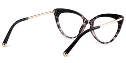 Alivia Schwarz Tortoise Cat Eye Brille4