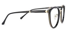 Zabrina Schwarz Cateye Brille3
