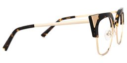 Eliga Gelb-Tortoise Cateye Brille2