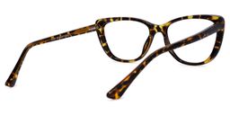 Qamar Gelb-Tortoise Cateye Brille4