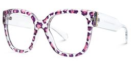 Trisha Lila Quadratisch Brille3
