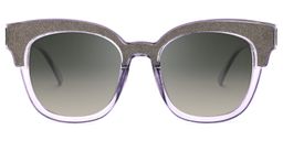 Skerritt Helllila Cateye Sonnenbrille0