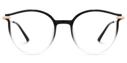Yadejah Schwarz Rund Brille1