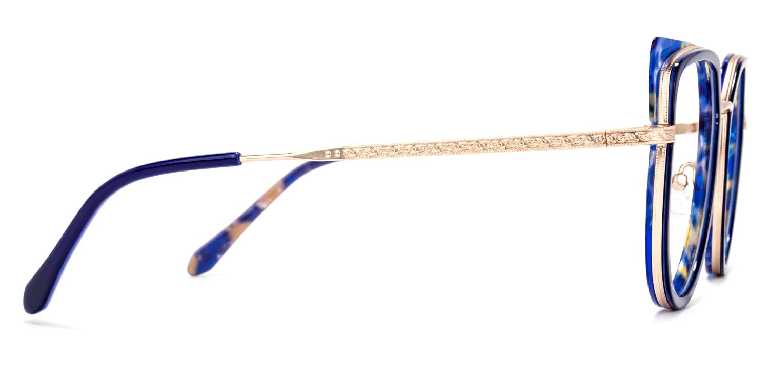 Felix Dunkelblau Cateye Brille3