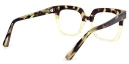 Cheryl Tortoise Gelb Rechteckig Brille3