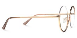 Alina Schwarz-Tortoise Rund Brille3