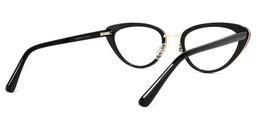 Cosme Schwarz Cateye Brille4