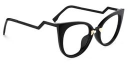 Jacqueline Schwarz Cat eye Brille2