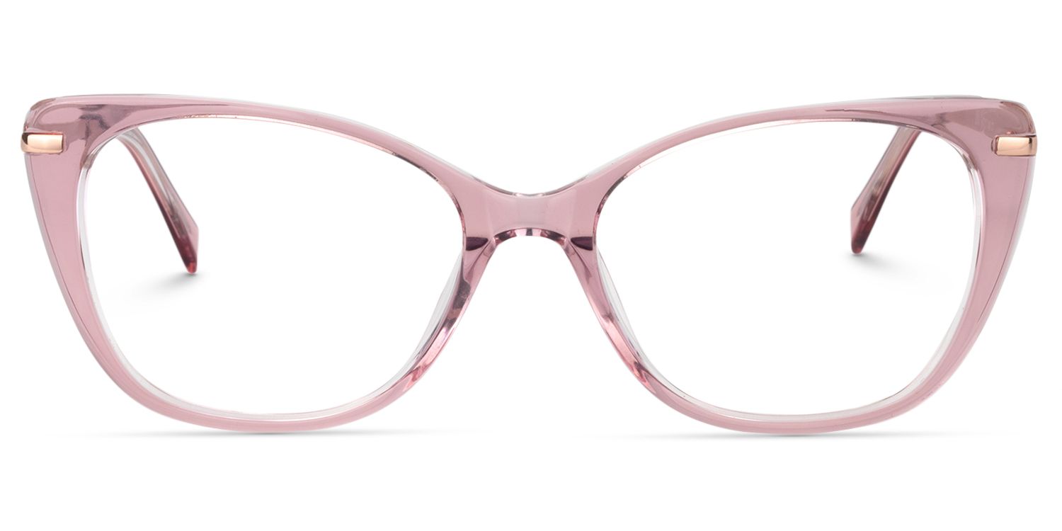Chanda Rosa Klar Cateye Brille0