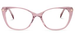 Chanda Rosa Klar Cateye Brille0