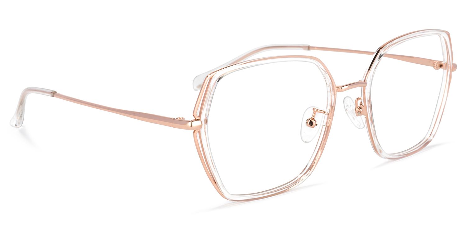 Uan Gold Geometrisch Brille2