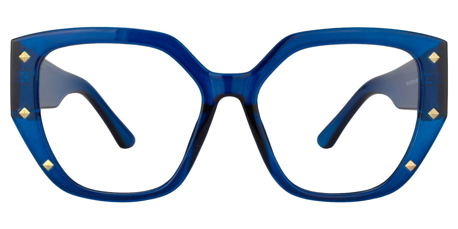 Fletcher Dunelblau Geometrisch Brille0