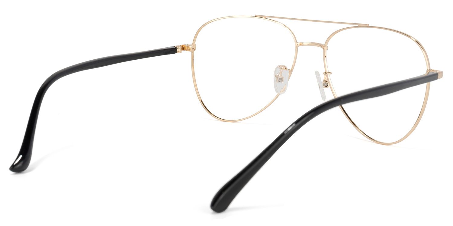 Paige Gold Pilot Brille4