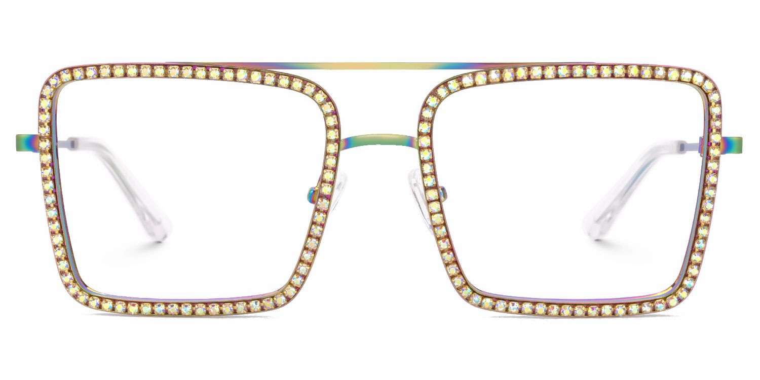 Diva Bunt Quadratisch Brille0