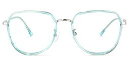 Nash Blau Geometrisch Brille0