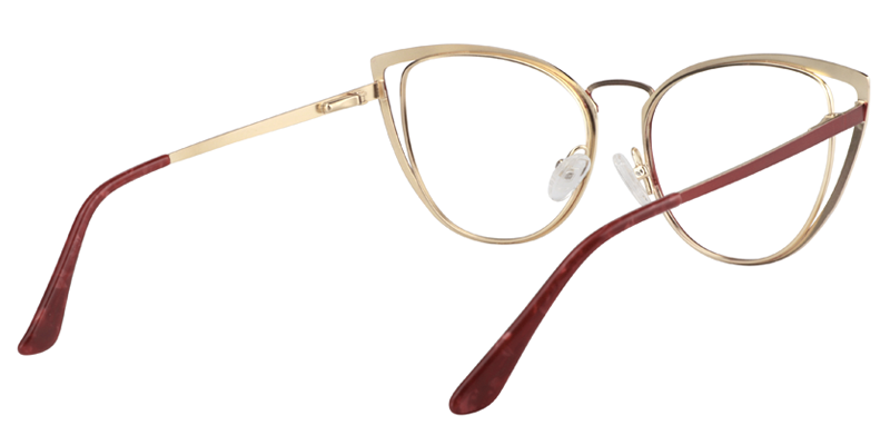 Eras Rote Cateye Brille4