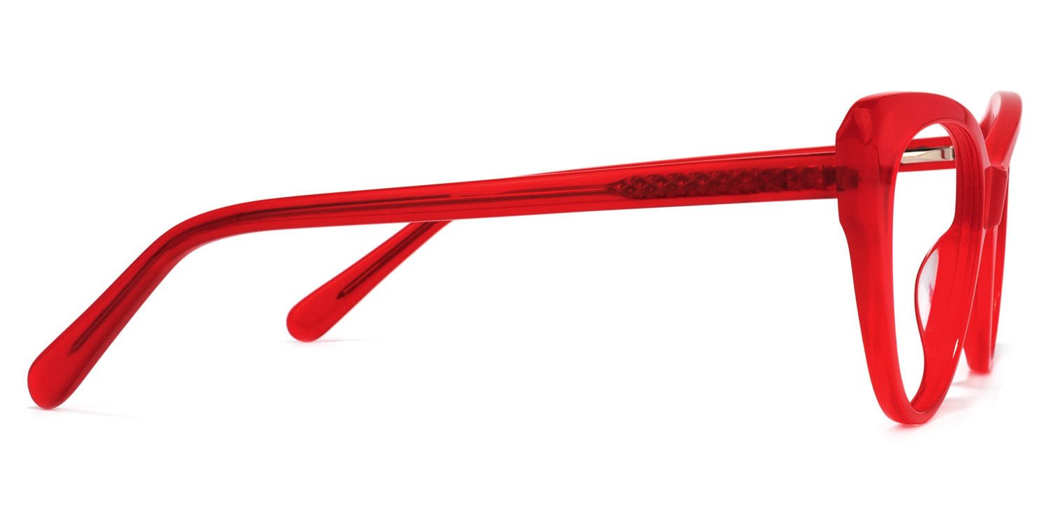 Charis Rot Cat Eye Brille3
