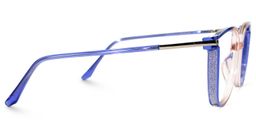 Walden Blau-Orange Quadratisch Brille2