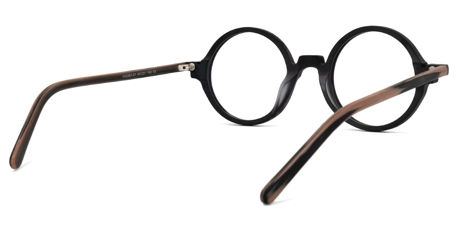 Otto Schwarz Rund Brille3