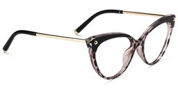 Alivia Schwarz Tortoise Cat Eye Brille2