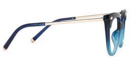 Alivia Blau Cat Eye Brille3