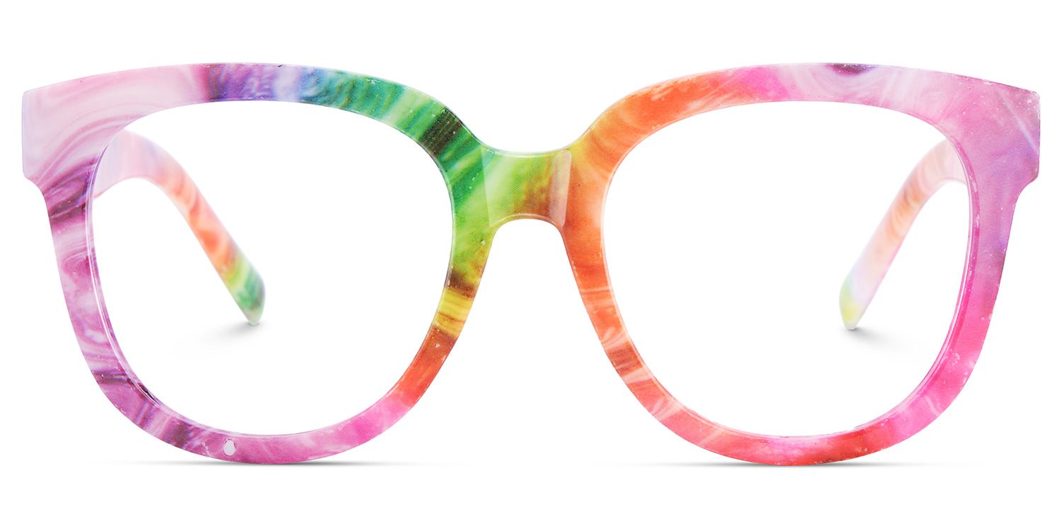 Harrell Bunt Quadratisch Kunststoff Brille0