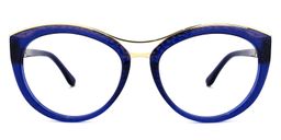 Carol Blau Cat Eye Brille0