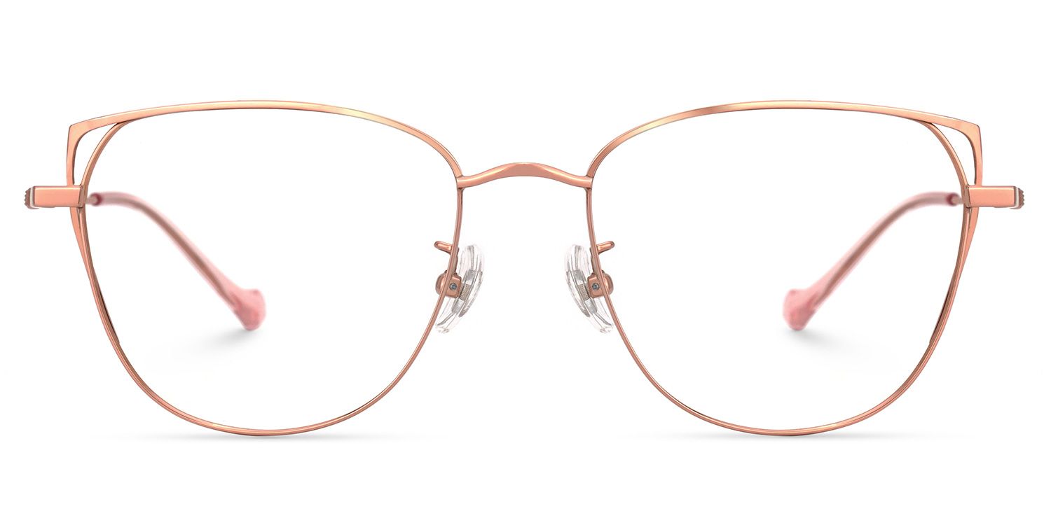 Unica Rosa-Gold Cateye Brille0