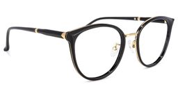 Zabrina Schwarz Cateye Brille2
