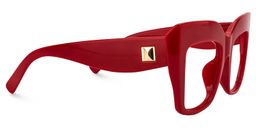 Alberta Rot Cat eye  Brille3
